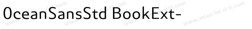 0ceanSansStd BookExt字体转换
